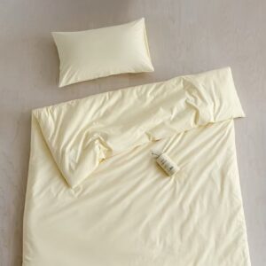 Dekbedovertrek botergeel